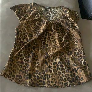 Express leopard blouse